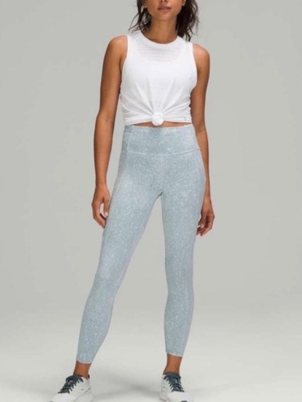 lululemon Wunder Train High-Rise Tight 28" in Leopard Daisy Starlight